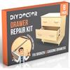 DIY Doctor Kit Riparazione Cassetti (8 Pezzi) - Rinforzi e Supporto per Cassetti Rotti - Perfetto per Cucina e Camera