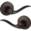 Kwikset Tustin Privacy - Maniglia a leva per camera da letto e bagno, in bronzo veneziano