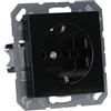 JUNG A 1520 SW Tipo F (Schuko) Nero cassetta di scarico