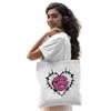 REPUBLIC OF CALIFORNIA ARCTT001-WH Tote Bag Blah-Blah-Blah - Borsa tote in tessuto, ottimale per il quotidiano, bianco, bianco, 38 X 42 CM, Utility