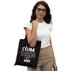 REPUBLIC OF CALIFORNIA ARCTT004-BK Tote Bag Singolo e Gestisce - Borsa in Cotone Umoristico, Impeccabile per Single,Nero, Nero, 38 X 42 CM, Utility