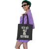 REPUBLIC OF CALIFORNIA ARCTT040-BK Tote Bag No Date, Nessun Problema - Borsa umoristica e leggera per single,Nero, Nero, 38 X 42 CM, Utility