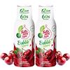 FruttaMax Sciroppo all'Amarasca Senza Zucchero - 60% Frutta Vera | Sciroppo a Basso Contenuto Calorico per Gasatori, Cocktail e Dessert - 2 x 500ml