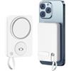 Generico Power Bank Magnetico,Wireless Powerbank 10000mAh,caricatore portatile Wireless PD22.5W USB-C Ingresso/Uscita Ricarica Rapida Batteria Esterna Magnetica per iPhone 16/15/14/13/12/Pro/Pro Max (D-14)