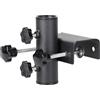 efuturetime Supporto per Ombrellone da Balcone Quadrato con Morsetto, Accessori per Ombrellone per Tubo Ombrellone Ø25～38mm, Intervallo di Serraggio Massimo 61mm