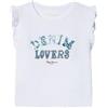 Pepe Jeans Marina T-Shirt, Bianco (Bianco), 16 Anni Bambine e Ragazze