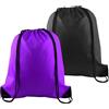 PLULON 2 pezzi Borse con coulisse Zaino con coulisse alla rinfusa Zaino con coulisse nero viola Zaino con coulisse Zaino sportivo da palestra Borse per yoga Viaggi Sport all'aria aperta