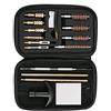 Gexmile 16 Pezzi Kit di Pulizia per Pistola Fucile Pulizia Le Spazzole per Mocio Caccia Softair Fucile per .22/.357/.38/9mm/.40/.45 Cal