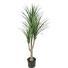 Flair Flower Dracena - Pianta artificiale in vaso, grande, palma tropicale, piante d'appartamento, piante verdi, piante artificiali, albero del drago, palma artificiale, palma, pianta verde, pianta in vaso
