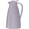 alfi ECO 1,0 l, thermos viola pastello con inserto igienico in vetro temperato in plastica, tappo a vite con comodo pulsante di pressione, versare con una sola mano, ideale come caffettiera da caffè,