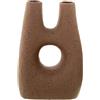DRW Vaso da tavolo astratto in ceramica naturale 20x10x28cm