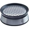 WMF Kitchen Classics 644646030 - Grattugia per zenzero con contenitore, in acciaio INOX Cromargan, colore: nero