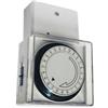 Brightium Programmatore meccanico da parete con fissaggio, viti e regolazione precisa, ideale per controllare i tempi di irrigazione e automazione delle attività.