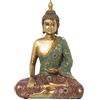 DRW Figura di un Buddha in resina con colori multipli 22x11x30cm