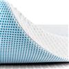 Hokway Topper per materasso matrimoniale in memory foam da 7,5 cm, morbido e rinfrescante, con infusione di gel, comodo sollievo dalla pressione, con cerniera in bambù lavabile (7,5 cm, matrimoniale