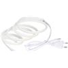 pcning 5M Strip LED COB 220V Adesivo 3000K Bianco Caldo da Interno Esterno, IP67 Impermeabile Striscia LED 5 Metri senza Trasformatore (Bianco Caldo, 5M)