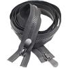 Zhenghebuy Cerniera Lampo Nera Lunga 70 cm,#8 Chiusure Lampo a Due Vie Divisibile,Separare Cerniere,Chiusure Iniettata per Cucire,Cappotti,Giacca