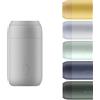 Chilly's Serie 2 Tazza da caffè Termica - Tazza a Doppia Parete con Coperchio - Acciaio Inossidabile Senza BPA - Granite Grey, 340ml
