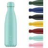 Chilly's Borraccia Acciaio Inox ed Riutilizzabile - Ermetica, Non Traspirante - Pastel - all Green, 260ml