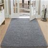 DEXI Zerbino Ingresso 120 x 180 cm, Tappeto Porta Interno Morbide Assorbente, Zerbini Antiscivolo Lavabile in Lavatrice per Ingressi, Cane, Corridoio, Blu