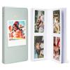 HIYQIN Album fotografico per Instax Wide Film 3,5 x 4,25, 64 tasche album fotografico con finestra per foto adatto per Fujifilm Instax Wide 400/300/210/200/Wide EVO/Polaroid 600 i-Type, verde