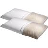 Em.An Srl EMAN - Coppia Cuscini Letto Matrimoniale in Lattice Forato, Guanciale Letto Traspirante 4 Stagioni, Anatomico si Adatta Perfettamente a Peso e Posizione del Sonno Individuale Made in Italy (2, H14)
