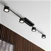 nordlux Clyde lampada a soffitto 4 luci rotonda, LED, 2213530103, Clyde [Lampade per Interni > Lampade a Soffitto]