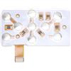 Yanmis Tasto della Fotocamera Flex Cable Scheda, Tasto Fit Fitta per Cavo Flex per, Sostituzione Ideale per Cavi Flex Camera Danneggiati