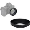 YLHKLFJJ Paraluce for obiettivo della fotocamera, obiettivo for Nikon for Nikkor Z DX 16-50mm F/3.5-6.3 VR Z50 Zfc sostituisce il paraluce HN-40(Silver)