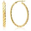 LUXURY MILANO Orecchini torchon alexandra in argento