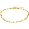 LUXURY MILANO Cavigliera alexandra in argento dorato