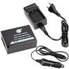 DSTE NP-W126 Ricambio Batteria + DC129E Caricabatteria Compatibile per Fujifilm NP-W126s FinePix HS30EXR HS33EXR HS35EX HS50EXR X-A1 X-E1 X-E2 X-M1 X-Pro1 X-T1 X-T10