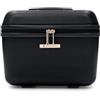 R Roncato Trolley FIBRA, espandibile (NERO, BEAUTY CASE)
