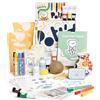 Pott'd™ Kit di Ceramica Deluxe Edition con Argilla Autoindurente per Principianti. Strumenti, Colori, Pennelli, Sigillante, Istruzioni e Ispirazione, Pennarelli per Pittura, Timbri per Ceramica