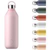 Chilly's Bottle Series 2 - Bottiglie Termiche in Acciaio Inossidabile con Colletto Liscio e Laccetto - Blush Pink, 1000ml
