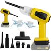 Chengsuwei mini aspirapolvere senza fili per Dewalt 20V, 10000Pa, aspirapolvere portatile 2 in 1, adatto per la pulizia della casa, dei peli di animali domestici, della scrivania e dell'auto(senza batteria)