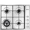 Smeg - Piano Cottura A Gas Sr64s 4 Fuochi 58,5cm-inox