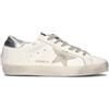 GOLDEN GOOSE - SUPERSTAR Sneaker donna bianca/argento in pelle