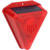 Lancoon 3 Pack sensore movimento allarme energia solare 129dB avvertimento forte sirena impermeabile luce rossa Repeller forte allarme suono tutto giorno sicurezza per fattoria casa fienile cortile