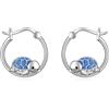 YAFEINI Orecchini animali per donne ragazze koala/dinosauro/polpo/maiale/volpe orecchini a cerchio orecchini in argento sterling 925 gioielli animale regalo, Argento sterling, Tartaruga opale