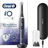 Oral-B iO - 9 - Spazzolino elettrico ricaricabile di marrone, 1 manico nero di alta qualità con tecnologia magnetica rivoluzionaria, display a colori, 1 testina per spazzolino da denti, 1 custodia da