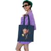 REPUBLIC OF CALIFORNIA ARCTT034-NA Tote Bag Love Rose Vintage Design - Borsa tote ottimale per uno stile vintage, blu marino, Marina, 38 X 42 CM, Utility