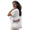 REPUBLIC OF CALIFORNIA ARCTT021-WH Tote Bag Trust No One - Tote Bag alla moda e audace, bianco, bianco, 38 X 42 CM, Utility