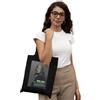 REPUBLIC OF CALIFORNIA ARCTT005-BK Tote Bag Cuore Libero, Testa Tranquillo - Borsa in tessuto originale, confortevole ed elegante, nero, Nero, 38 X 42 CM, Utility