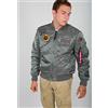 ALPHA INDUSTRIES Ma- 1 Air Force Giacca, Verde (Olive-11), M Uomo