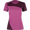 MONTURA Mix-Up T-Shirt Tecnica da Donna, Ideale per Varie attività Outdoor e Tempo Libero (IT, Testo, L, Regular, Regular, Baton Rouge/Vinaccia)