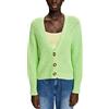 ESPRIT 023ee1i327 Maglione Cardigan, 320/verde agrumi, XL Donna