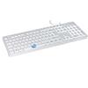 SIMPLETEK - Tastiera USB Plg&Play Windows e MacOS | Perfetta per l'ufficio e la casa | Layout Italiano, Bianco