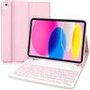 Yeegnar Tastiera Bluetooth per iPad 11a Generazione 2025 (A16) e 10a Generazione 2022, Custodia iPad 10 Generazione con Tastiera Italiano QWERTY (Modelli: A2696/ A2757/ A3354/ A3355) (iPencil non incluso)