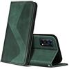 ZONNAVI Cover per Oppo Find X3 Lite 5G, Flip Custodia Pelle PU con [Slot Cart] [Supporto Stand] [Magnetica], Cover a Libro Portafoglio per Oppo Find X3 Lite 5G (Verde)